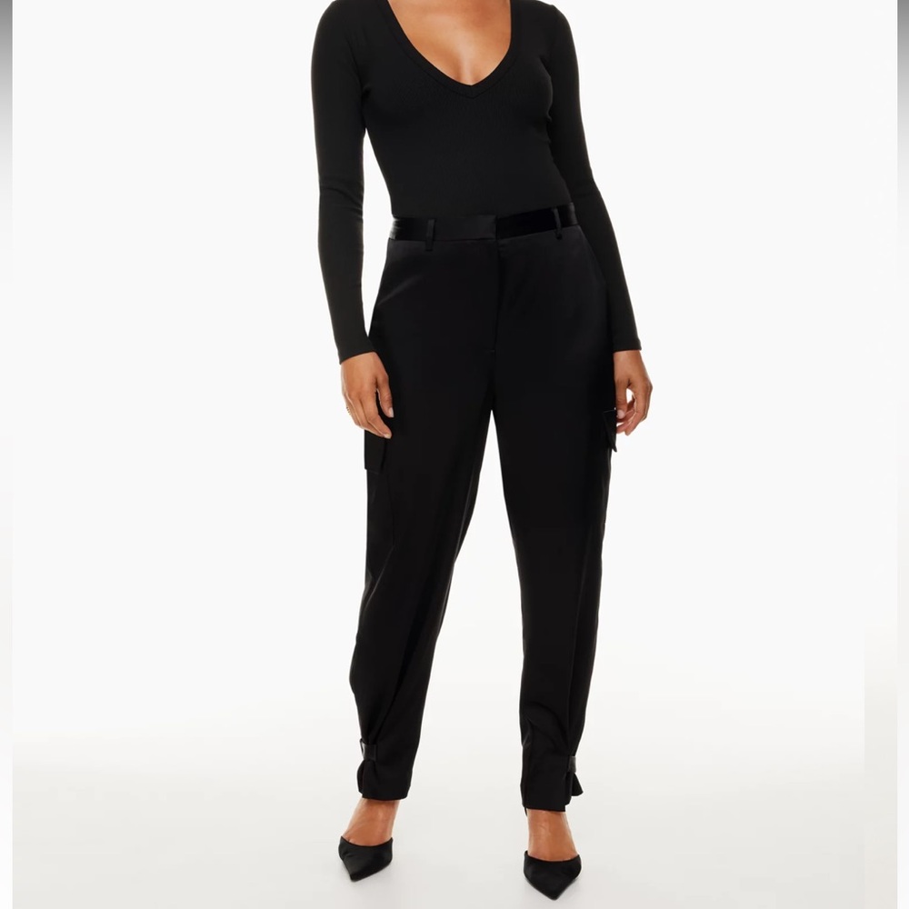 Aritzia Babaton Satin Cargo Pant